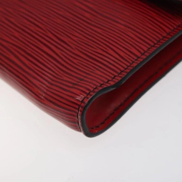LOUIS VUITTON Epi Pochette Arche Shoulder Bag Red M52577 LV Auth 125313 - Picture 5 of 16